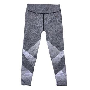 Splendid Gray and Purple Compression Full Length Yoga Pants M